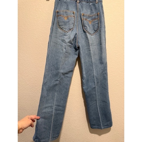 CIA Vintage Light Wash Denim Jeans Straight leg Women High Rise sz 25 waist 0 2? - Picture 7 of 9